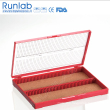 Microscope Slide Storage Boxes with 100 Place